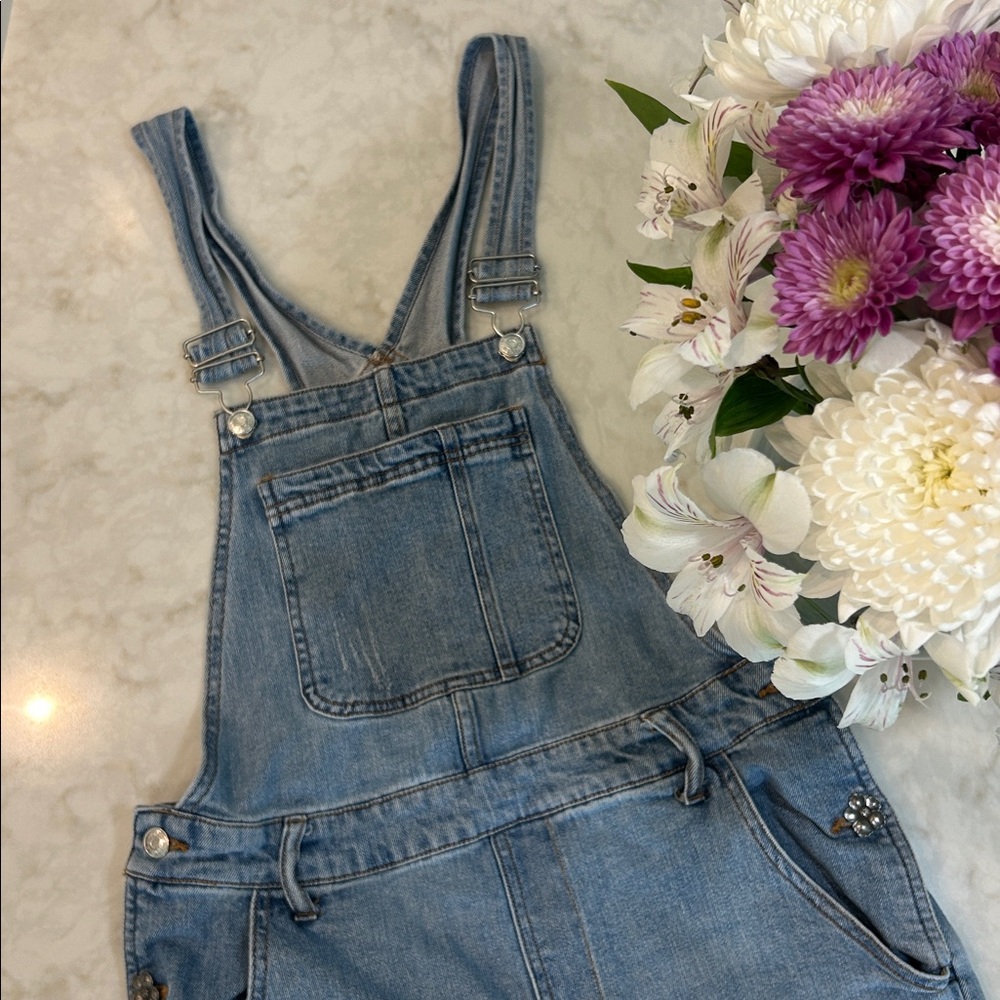 Wild Fable distressed overalls - Picture 4 of 8